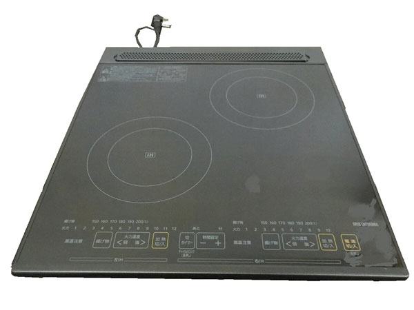 アイリスオーヤマ製ビルトインIHクッキングヒーター