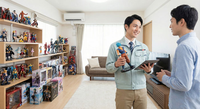 1点から大量コレクションまで、フィギュアの買取は出張買取24時