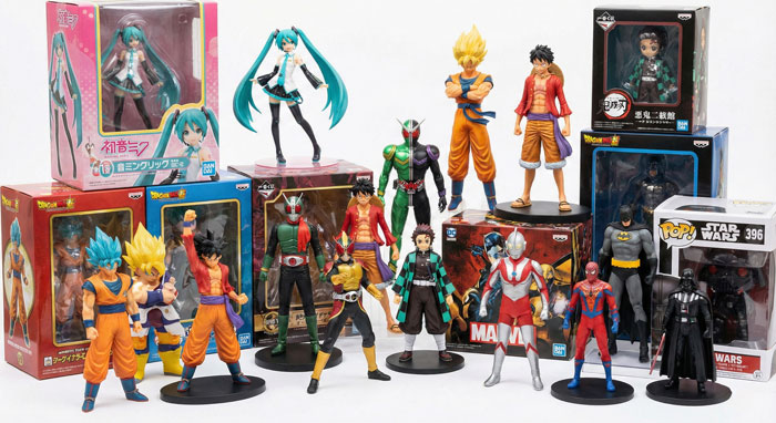 幅広いジャンルのフィギュアを高価買取