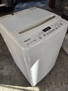 買取商品 ハイセンスの全自動電気洗濯機HW-DG80BK1