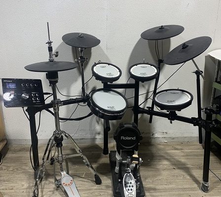 Roland V-Drums TD-25SC-S 電子ドラム ハイハットスタンド・スローン・ペダル・マット付き Vドラム ローランド