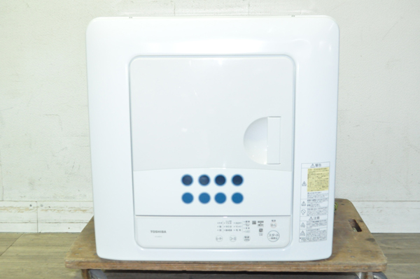TOSHIBA 電気衣類乾燥機 ED-608 2021年製 乾燥容量6.0kg