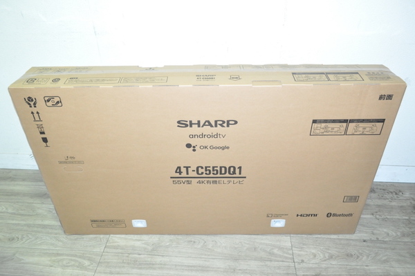 SHARP 4T-C55DQ1 55V 4K有機ELテレビ