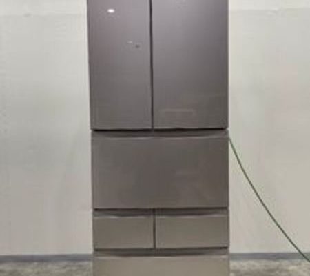 東芝 6ドア冷凍冷蔵庫 VEGETA GR-R460FK(EC) [サテンゴールド] 2020年製