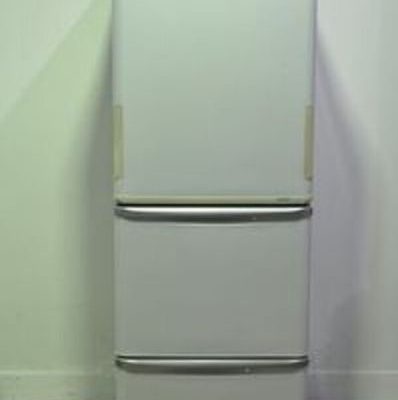 SHARP ノンフロン冷凍冷蔵庫 SJ-PW35W-S 350L/66kg 2011年製