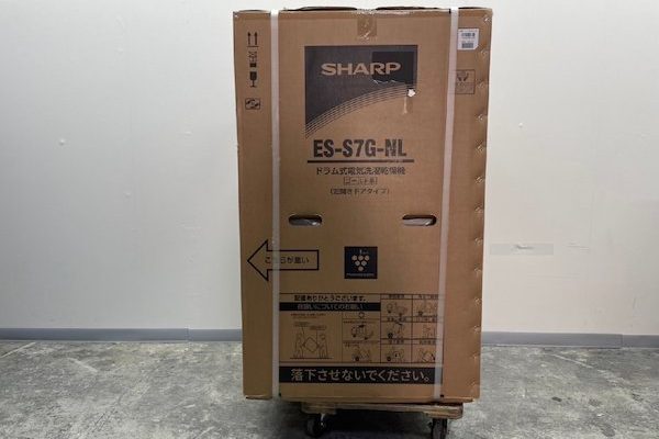 SHARP ドラム式洗濯乾燥機 ES-S7G-NL [ピンクゴールド] 左開き 洗濯容量7キロ