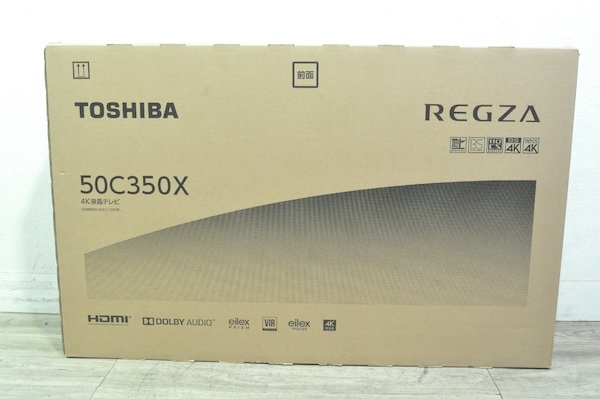 TOSHIBA REGZA 4K液晶テレビ 50インチ 50C350X 2023年製