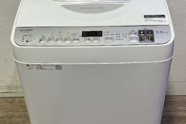 SHARP 電気洗濯乾燥機 ES-TX5F-S 2022年製