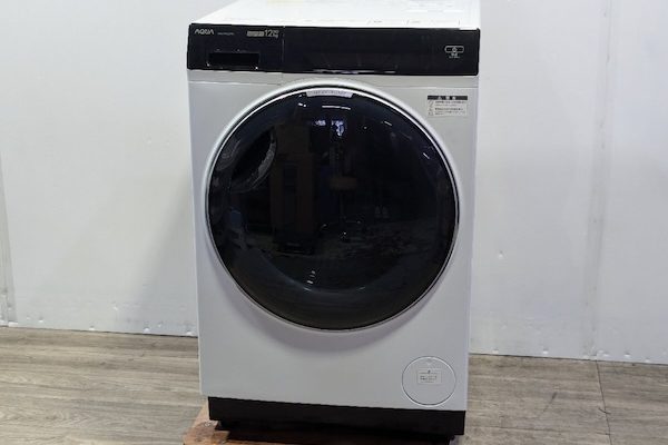 買取例：AQUA ドラム式洗濯乾燥機 AQW-DX12P 標準洗濯容量12.0kg 2024年製 買取価格：66,000円