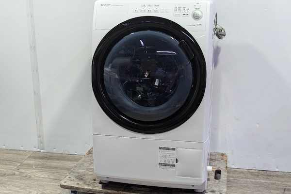 SHARP ドラム式電気洗濯乾燥機 ES-S7E-WL 標準洗濯容量7.0kg 2020年製
