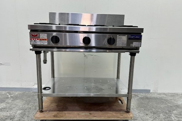 マルゼン ガステーブル NEWパワークック RGT-0963D 13A都市ガス用 2021年製