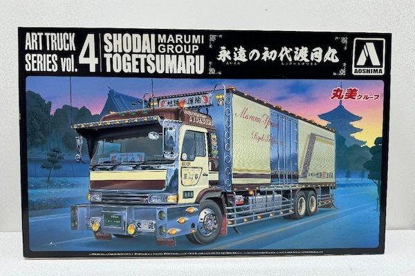 アオシマ プラモデル 1/32スケール アートトラックシリーズvol.4 永遠の初代渡月丸 丸美グループ