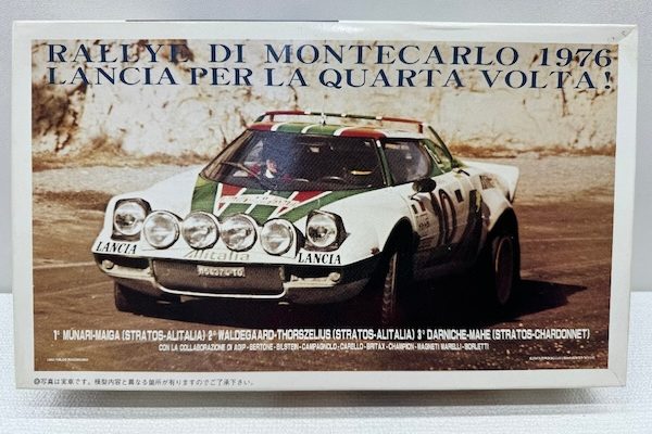 フジミ プラモデル 1/20スケール ランチア ストラトス HF 1976年モンテカルロラリー優勝車 09017