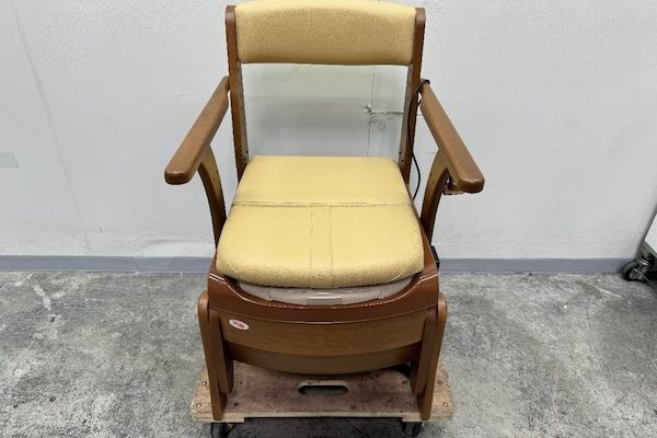 アロン化成 介護用ポータブルトイレ 家具調トイレセレクトR自動ラップノーマル 安寿 標準便座タイプ
