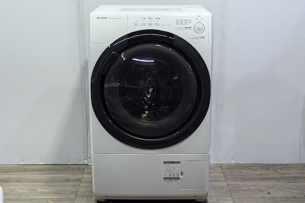 SHARP ドラム式電気洗濯乾燥機 ES-S7G-WR 標準洗濯容量7.0kg 2022年製
