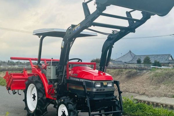 三菱トラクター MT241 24馬力 4WD 498時間 自動水平 逆転 バックアップ フロントローダー付き パワステ