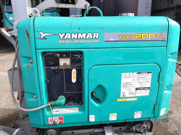 ヤンマー 発電機 YDGシリーズ