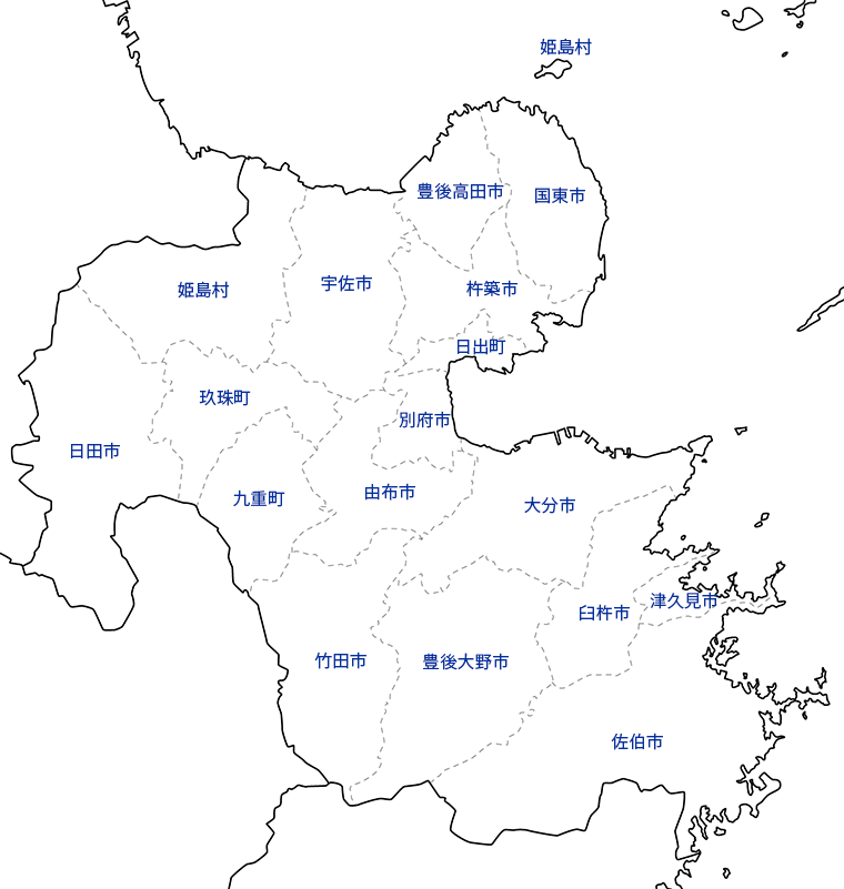 大分県全域図