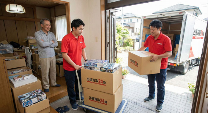 梱包・搬出もお任せの大量買取