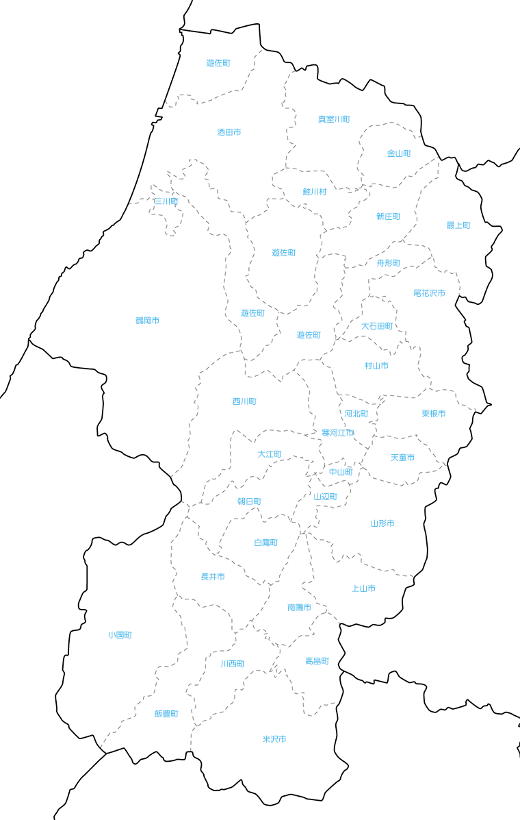 山形県全域図